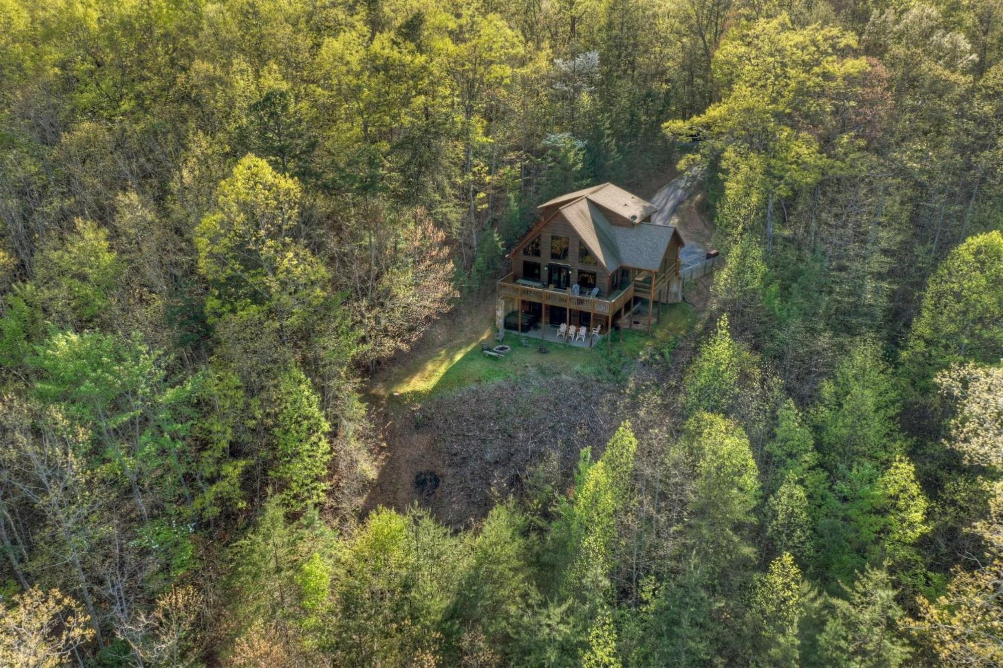 The View Sweeping Mountain Views Gas Fireplace Game Room Hot Tub Blue Ridge Dış mekan fotoğraf
