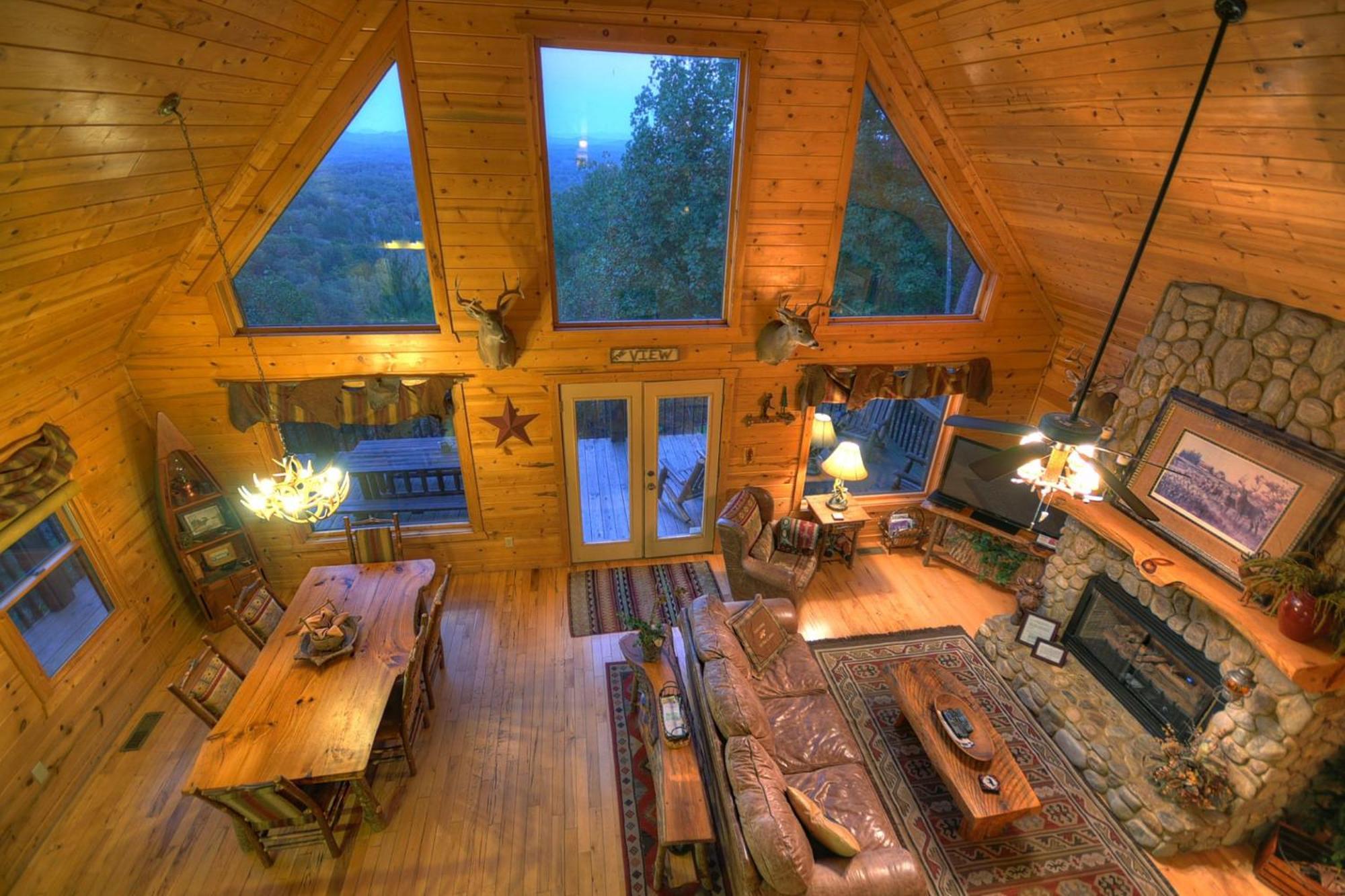 The View Sweeping Mountain Views Gas Fireplace Game Room Hot Tub Blue Ridge Dış mekan fotoğraf